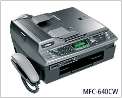 Máy in Brother MFC 640CW, Wifi, In, Scan, Copy, Fax,  In phun màu