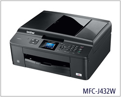 Máy in Brother MFC J432W, Wifi,  In, Scan, Copy, Fax, In phun màu
